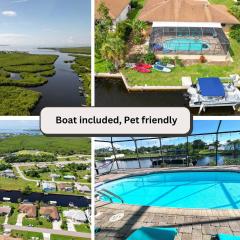House With A Boat - Boat, Heated Pool, Fishing