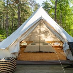 Glamping by the beach