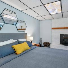Romantic Garden Studio - 1br - Indoor Fireplace