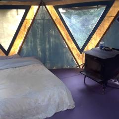 Yurt Nestled in Nature on Community in Nova Scotia, Canada