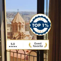 RARE FIND! UNBEATABLE LOCATION! FIVE STARs, SPARKLING APARTMENT IN THE HEART OF YEREVAN!
