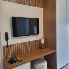 Studio novo com ambiente acolhedor