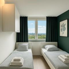 L21-Apartment Dortmund, 2 Zimmer, 4 Betten, Standardisierte Ausstattung, ideal für Reisende, Pendler, Familien