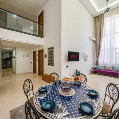 Duplex Marrakech Piscine Jardin & Petit Déj Offert