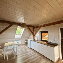 Sielski Loft Mazury w pobliżu jezior, Elganowo, Pasym