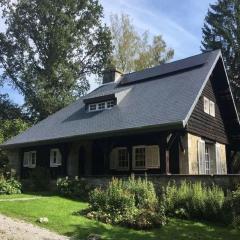 Large hunting lodge with enormous beautiful garden