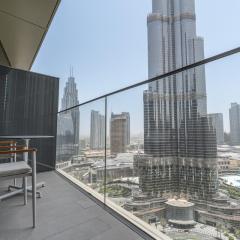 Shukr شكر - Luxury 3BR with Panoramic Burj Khalifa & Fountain Views - Address Residence Dubai Opera - 2 Min Walk to Dubai Mall