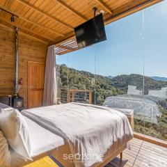 Cabana acolhedora c/jacuzzi na serra VST015