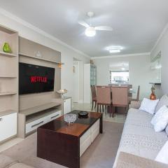 DNDR043- Apê praia c/ 2 qtos, ar cond. e garagem