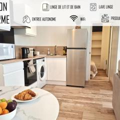 Le Cocon de Charme-Literie de qualité-Neuf-Central