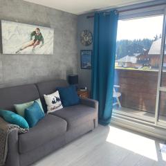 Studio confortable 4 pers. au cœur de Le Praz de Lys - FR-1-815-44
