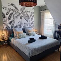 Chambre climatisée au cœur de brive avec téléviseur connecté wifi Netflix