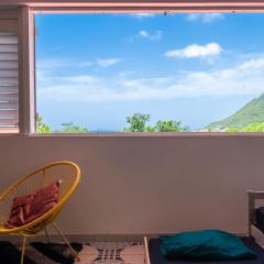 Chachacha Haut de villa vue sur mer et montagne