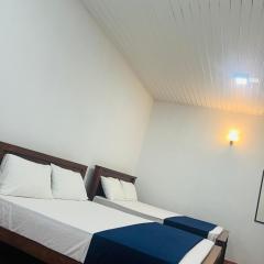 AC Double bed with private bathroom