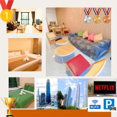 Golden New Nest INN 金巢新旅居!!near THE Exchange TRX & Bukit Bintang & Pavilion & Suria KLCC!!Agile luxury suites