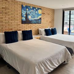 Double bed Confort y Ahorro Apartamento con 2 Camas Dobles