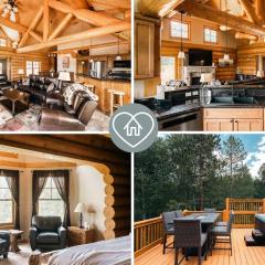 Ski Hike Relax - Log Cabin with Views - Hot tub
