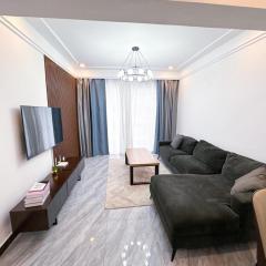 spacious living apartment with fully equipped gym swimming pool private parking space, child play area and amazing scenic views