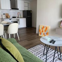 The one condo D pool view facing the super large swimming pool community