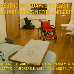 Barrier Free Guesthouse Support Included