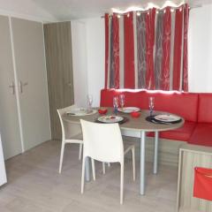 Mobil-home confortable avec terrasse, 5 pers, 2 chambres - API-1-52-699