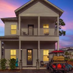Barefoot and Brushstrokes on 30A-Golf cart-Bikes