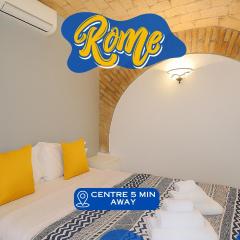 Authentic Central Roman Home - Metro 7min, 5min to Rome Center, AC, Wi-Fi