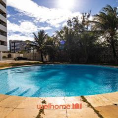 Apartamento em fortaleza 2min da praia do futuro