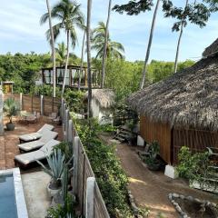 Wellness Compound 50m Saladita Surf Sauna Ice baths