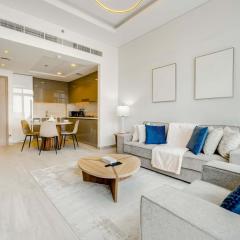 TRPS - Farhad Azizi, Al Jaddaf - Premium 1BR, Furnished with Pool View