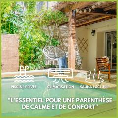 Escale Zen - Piscine Privée & Sauna Exclusif I Terrasse I 10min MER - Design Élégant & Moderne