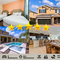 Luxury 9-Bedroom Villa with Pool Near Disney