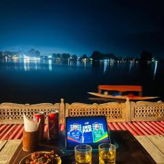 Dal lake group of houseboats