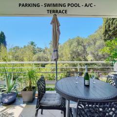 Lumineux 3 chambres TERRASSE PISCINE PARKING A3B134