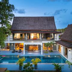 Bang Tao 6-bedroom large private pool modern Balinese style leisure holiday villa BBQ family group the park