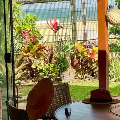 Ykutiba Imbassaí - duplex frente mar com jardim