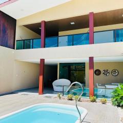 Casa luxo beira mar 5 qtos e piscina