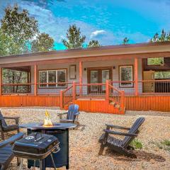 Modern Cabin with Sauna, Tub, Firepit and Views