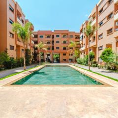 Central Marrakech Apart 2 Minutes from M Avenue with Pool & parking & Wifi