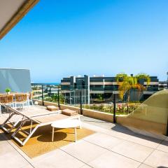 NEUE Ferienwohnung in Andalusien an der Costa del Sol - Boho Style - 40 qm Terrasse, 3-Bedroom, Pool, Gym, Work Lounge