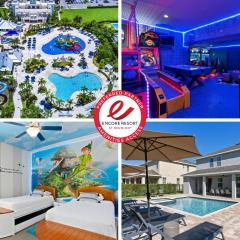 Beautiful Home With Private Pool, Media & Game Room Near Disney With Waterpark And Resort Access At Encore Resorts Reunion - 210Cl