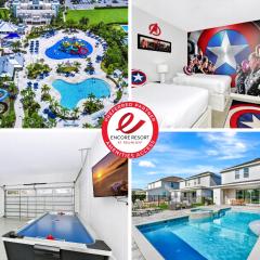 Stylish Home With Private Pool, Themed And Game Room With Waterpark & Resort Access Near Disney At Encore Resorts Reunion - 300Bu