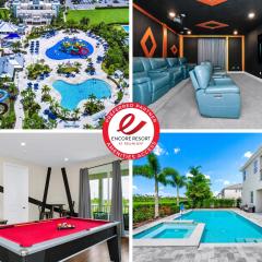 Spectacular Home Near Disney With Private Pool, Movie Theater And Pool Table With Waterpark & Resort Access - 332Sf