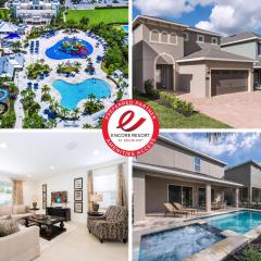 Elegant Home With Private Pool And Waterpark & Resort Access Near Disney At Encore Resorts Reunion - 340Pn