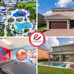 Lovely Home With Theme Rooms, Game Room With Waterpark & Resort Access Resort Access At Encore Resort- 7705By