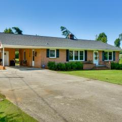 8 Mi to Clemson Peaceful Family Home with Yard