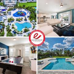 Chic Home With Private Pool With Waterpark & Resort Access Near Disney World At Encore Resort - 7706Ff