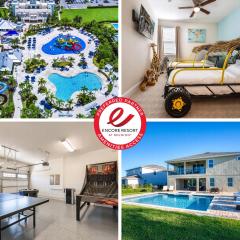 Spectacular Home With Theater, Theme Rooms Near Disney With Waterpark & Resort Access At Encore Resort - 7734Gr