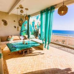 Dar Mogador Océan near Taghazout - Surf, colorful village