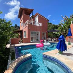 Casas Paraíso Morro Casa Familiar 4 Quartos com Churrasco e Piscina